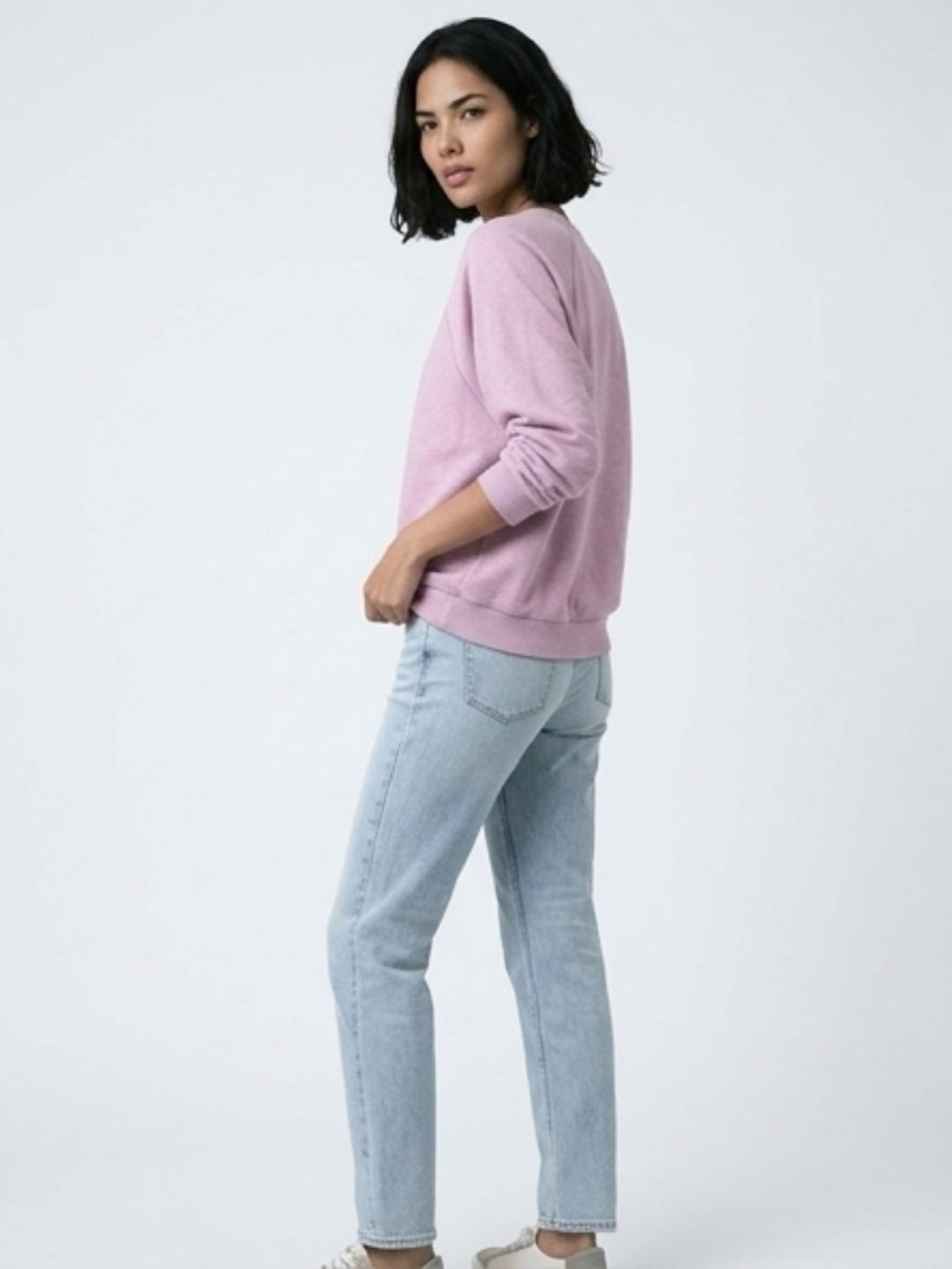 American Eagle Lilac Crewneck Sweatshirt - Size Small
